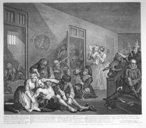 Interior of Bedlam 1763